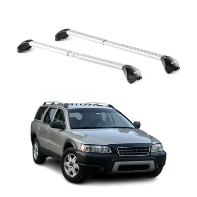 2003-2007 Volvo XC70 Roof Rack Cross Bars Luggage Carrier 2 Pcs