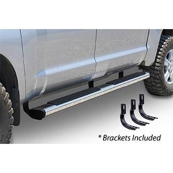 6" OE Xtreme 80" Estribos + brackets de instalación Nissan Frontier V6 Pro4x 08-14 Inoxidable