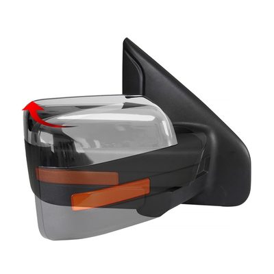 2007-2014 Ford F-150 Chrome Heated Side Mirror Amber & Puddle Passenger Side