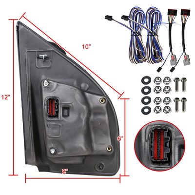 2015-2020 Ford F-150 Heated Towing Mirrors Turn Signal Puddle&Auxiliary Lights