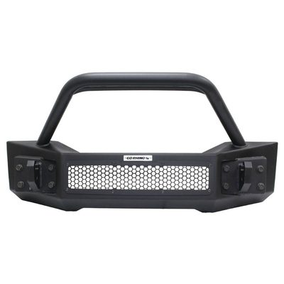 Rockline Stubby Winch Bumper para Wrangler JK 07-18 / Wrangler JL / Gladiator 18-25 (Defensa delantera con porta lampara)
