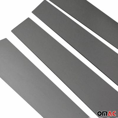 2011-2016 Mini Countryman R60 Window B Pillar Posts Door Trim Stainless Steel Dark 4x