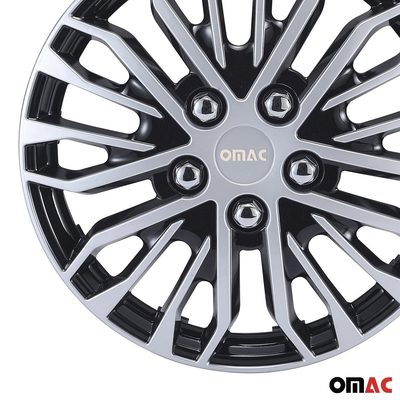 16" Wheel Covers for Ford Transit 150 250 350 2015-2025 Black Silver 4x Hub Caps