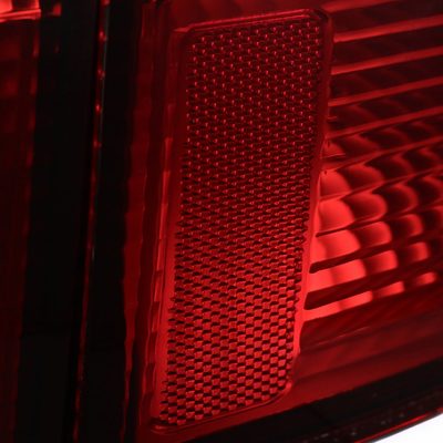 1999-2000 Honda Civic Sedan Tail Lights Chrome Housing/Red Clear Lens