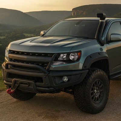 For Chevrolet Colorado 2015-2022 Factory Headlights Matte Black Housing Clear Lens
