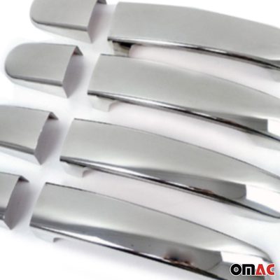 2015-2024 Ford Transit 150 Car Door Handle Cover Protector Stainless Steel 8 Pcs