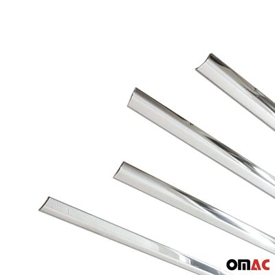 2011-2017 Nissan Juke Window Molding Trim Streamer Stainless Steel Silver 4 Pcs