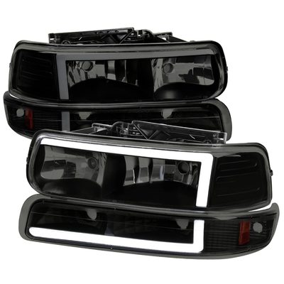 1999-2002 Chevy Silverado 1500 2500 /Tahoe Suburban LED Headlights Smoke