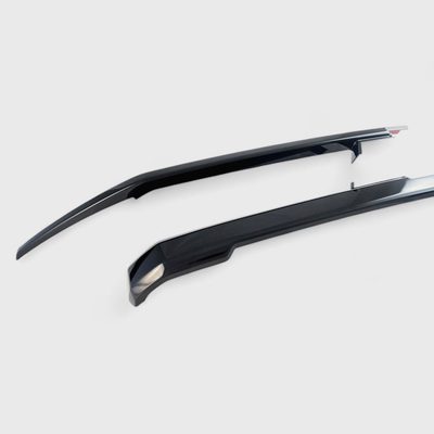 2022-2025 Chevrolet Silverado 1500 Grille Overlay Gloss Black 4Pcs ABS Plastic