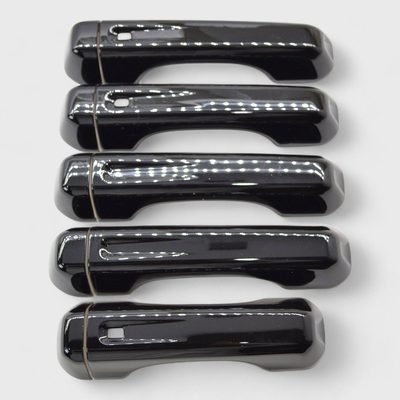 2018-2025 Jeep Wrangler JL Door Handle Cover Gloss Black 10Pcs ABS Plastic