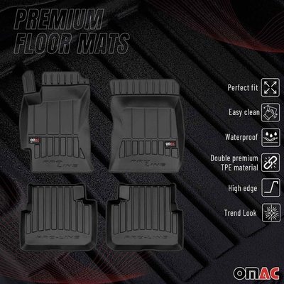 2009-2013 Subaru Forester III Premium Floor Mats Liners Full Set All Weather Heavy Duty