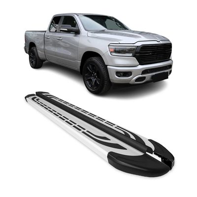 2019-2026 Ram 1500 Crew Cab Nerf Bar Side Step Running Boards Alu 2x