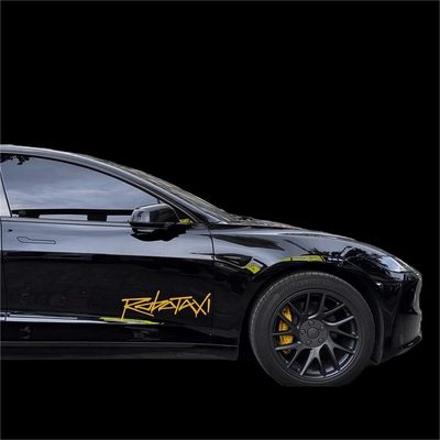 Reflective Robotaxi Decal | Tesla Body & Window Waterproof PVC Sticker