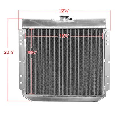 1963-1970 Ford Mustang/Galaxie Mercury Cougar 3Row Radiator & Shroud Fan