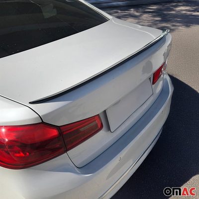 2017-2023 BMW 5 Series G30 Sedan Rear Trunk Spoiler Wing ABS Primer Paintable