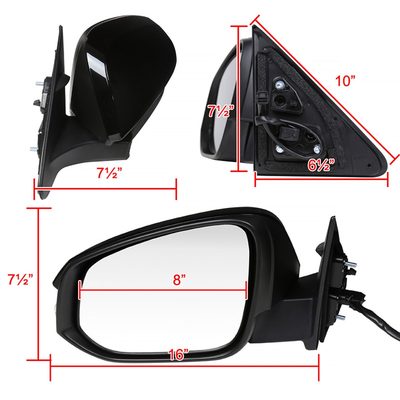 2014-2016 Toyota Highlander Black 5Pin Side Mirror LED Turn Signal Driver