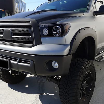 2007-2013 Toyota Tundra/ 08-2017 Sequoia Single Halo Projector Headlights Smoke