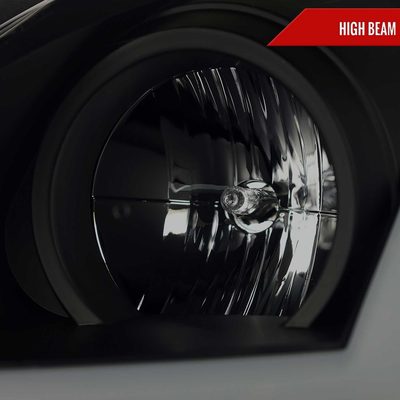 For Pontiac G6 2005-2010 Projector Headlights Sequential LED Strip Black Housing Smoked Lens Switchback