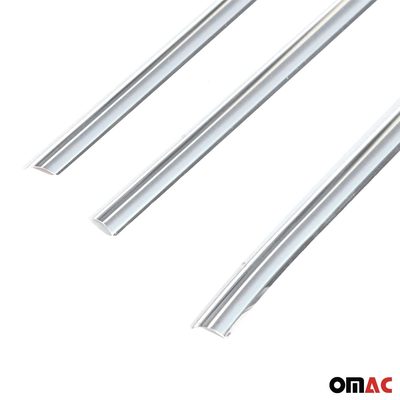 2006-2012 Toyota RAV4 Window Molding Trim Streamer Chrome Stainless Steel Silver 4 Pcs