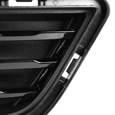 2015-2017 Ford Mustang Black ABS California Edition Upper & Lower Grille - 2PC