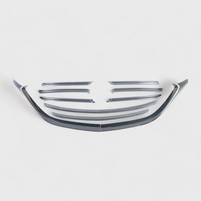 2016-2023 Mazda CX-9 Grille Overlay Gloss Black 10Pcs ABS Plastic