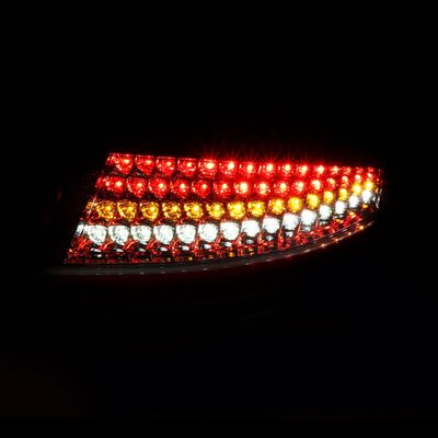 2005-2008 Porsche 911 997 Carrera / 911 997 GT3 LED Tail Lights Chrome/Red