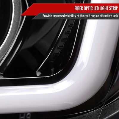 2015-2021 Subaru Impreza WRX/STI LED Bar Sequential Turn Signal Glossy Black