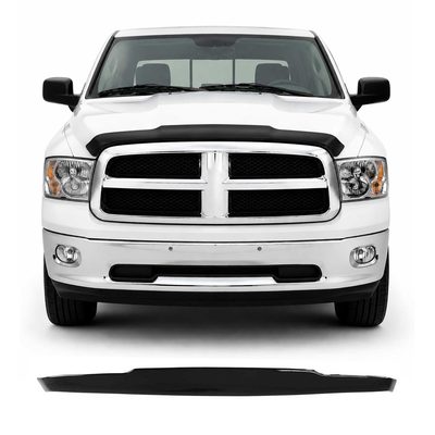 2002-2011 Dodge Ram 1500 Front Bug Shield Hood Deflector 1 Pc Smoke Stick Install