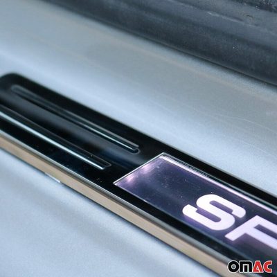 2015-2022 VW Passat B8 Door Sill Scuff Plate Illuminated Sport Stainless Steel 4x