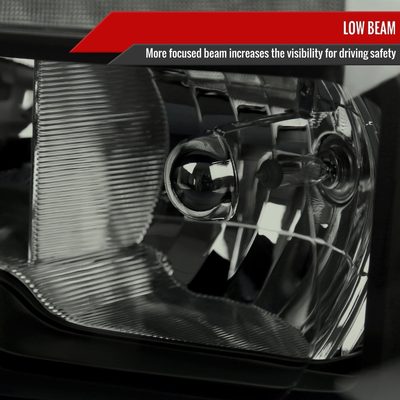 2009-2018 Dodge RAM 1500/ RAM 2500 3500 Dual LED Bar Factory Headlights Black