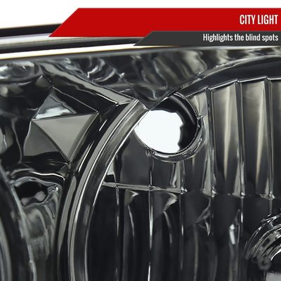 2001-2005 Lexus IS300 Factory Style Crystal Headlights Chrome/Smoke Lens