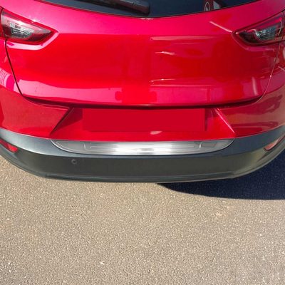 2016-2021 Mazda CX-3 Rear Bumper Guard Stainless Steel Glossy
