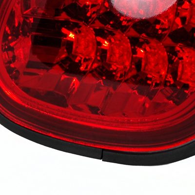 1998-2005 Lexus GS300/GS400/GS430 LED Trunk Lights Chrome Housing/Red Lens