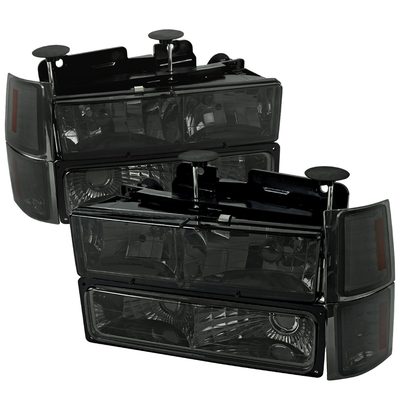 1994-1998 Chevy Silverado/Tahoe/Suburban/C10 Factory Headlights Smoke