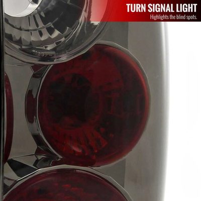 2001-2005 Ford Ranger Tail Lights Chrome Housing/Smoke Lens