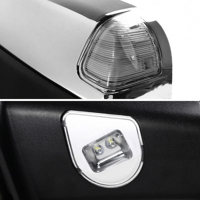 2002-2009 Dodge RAM Heated & Manual Fold Chrome Towing Mirrors Turn Signal