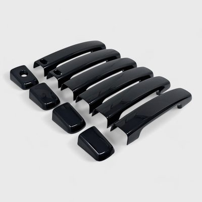 2005-2025 Nissan Frontier Door Handle Cover 4DR ABS Plastic Gloss Black 10 Pcs