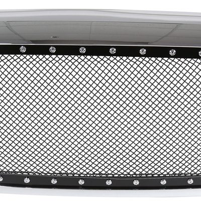2006-2008 Dodge RAM Chrome ABS Rivet Style Grille w/ Stainless Steel Mesh