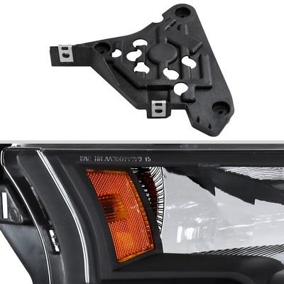 2015-2017 Ford F-150 Replacement Factory Style Headlights Matte Black/Clear