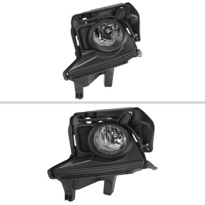 2014-2016 Toyota Highlander H16 Fog Lights Kit Chrome Housing/Clear Lens