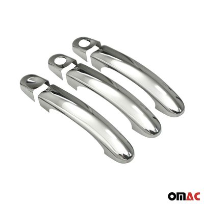 2011-2018 VW Touareg Car Door Handle Cover Protector Stainless Steel Chrome 8 Pcs