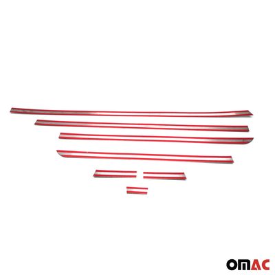 2016-2024 Mercedes Metris Long Wheelbase Side Door Molding Trim Skirt Garnish Stainless Steel