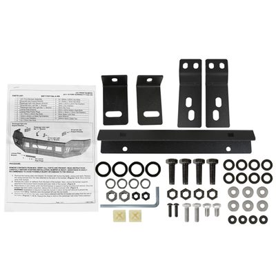 2011-2016 Ford F-150/F-250 Black Heavy Duty Steel Front Bumper LED Light Ports