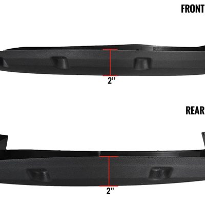 1999-2007 Ford F-250/F-350 SuperDuty Textured Rivet Style Fender Flares