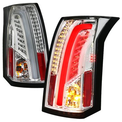 2003-2007 Cadillac CTS LED Tail Lights Chrome Housing/Clear Lens