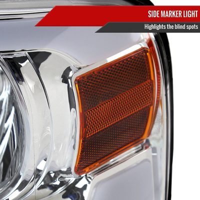 2004-2008 Ford F-150/ 2006-2008 Lincoln Mark LT LED Factory Headlights Chrome
