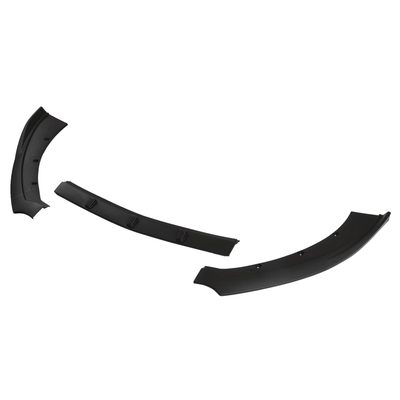 2015-2017 Ford Mustang Matte Black Polypropylene 3Pcs Bumper Lip Spoiler