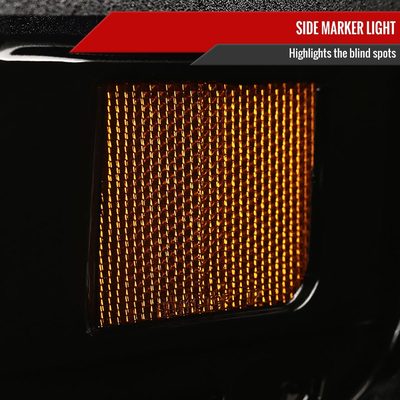 2014-2021 Toyota Tundra LED CBar Projector Headlights Signal Lights Jet Black