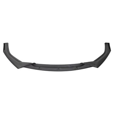 2019-2021 Honda Civic Sedan Glossy Black/Red Trim 3PC Front Bumper Lip Set
