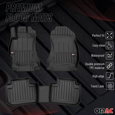 2014-2018 Subaru Forester IV Premium Floor Mats Liners Full Set All Weather Heavy Duty